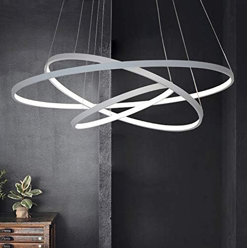 Modern LED Chandelier Lighting Dimmable Ceiling Dining Room Contemporary Pendant Lights