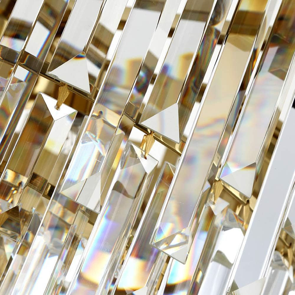 Gold/Chrome Chandelier Lighting Luxury Pendant Ceiling Light Dimmable 12-Lights