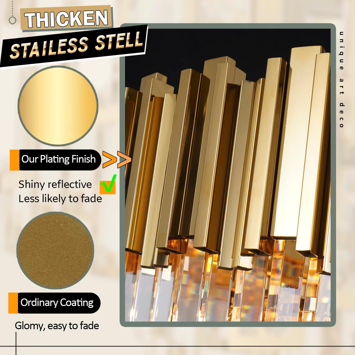 Crystal Chandeliers Contemporary Gold Chrome Pendant Light 21 Lights Large 36''