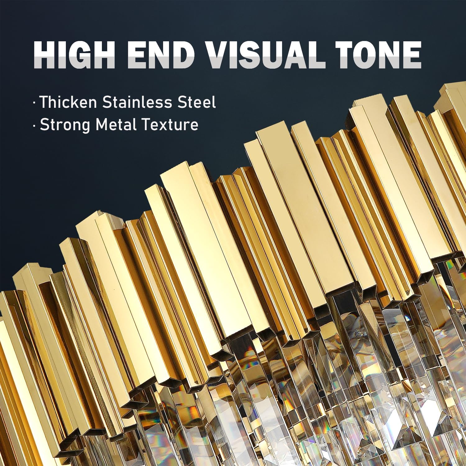 Crystal Chandeliers Contemporary Gold Chrome Pendant Light 21 Lights Large 36''