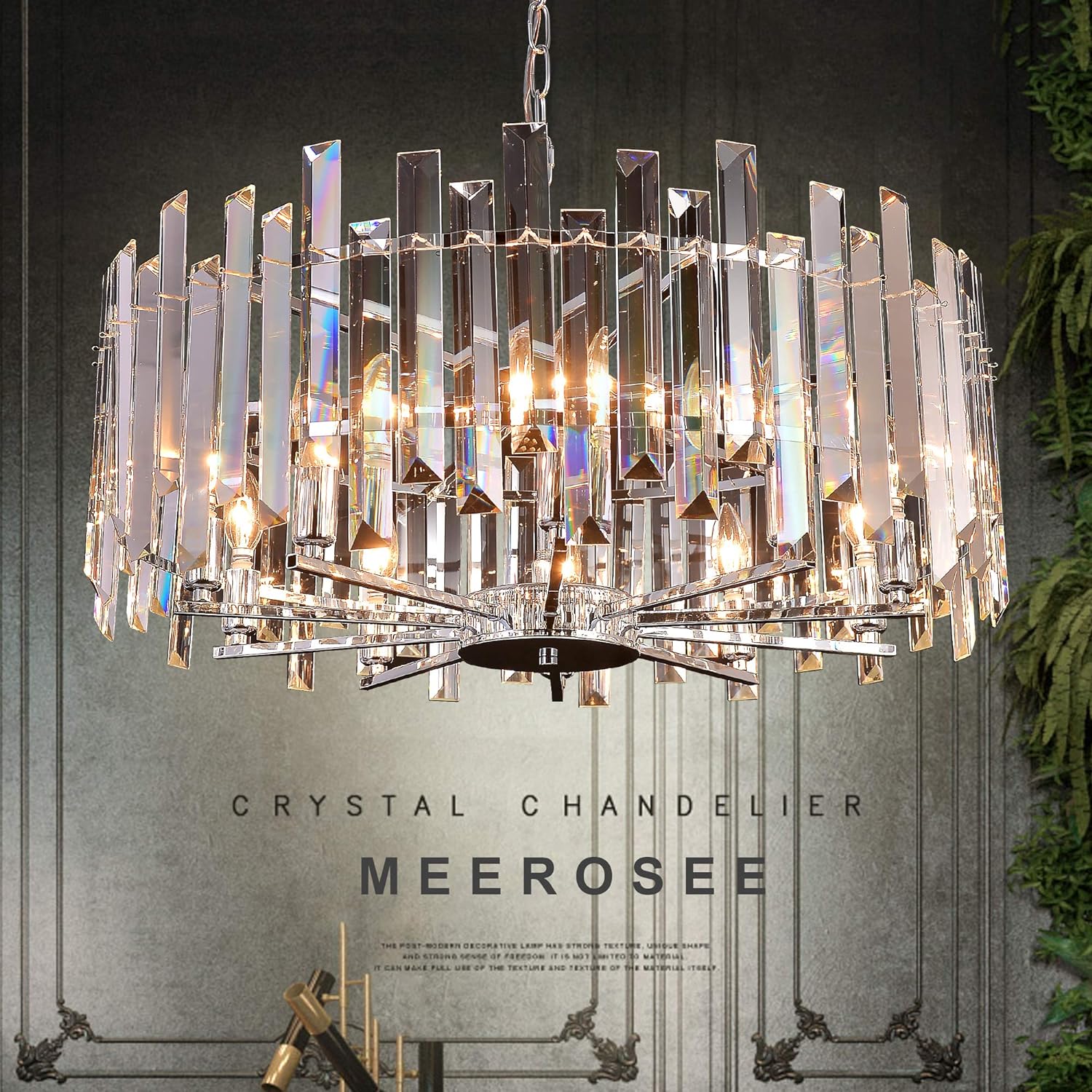 Contemporary Island Chandeliers for Living Room Dining Room Dimmable