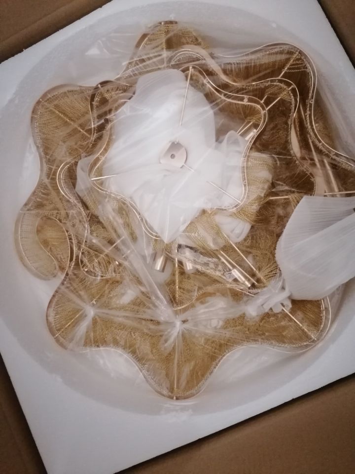 Aluminum Chain Tassel Chandelier Lights Modern Gold Pendant Hanging Lighting