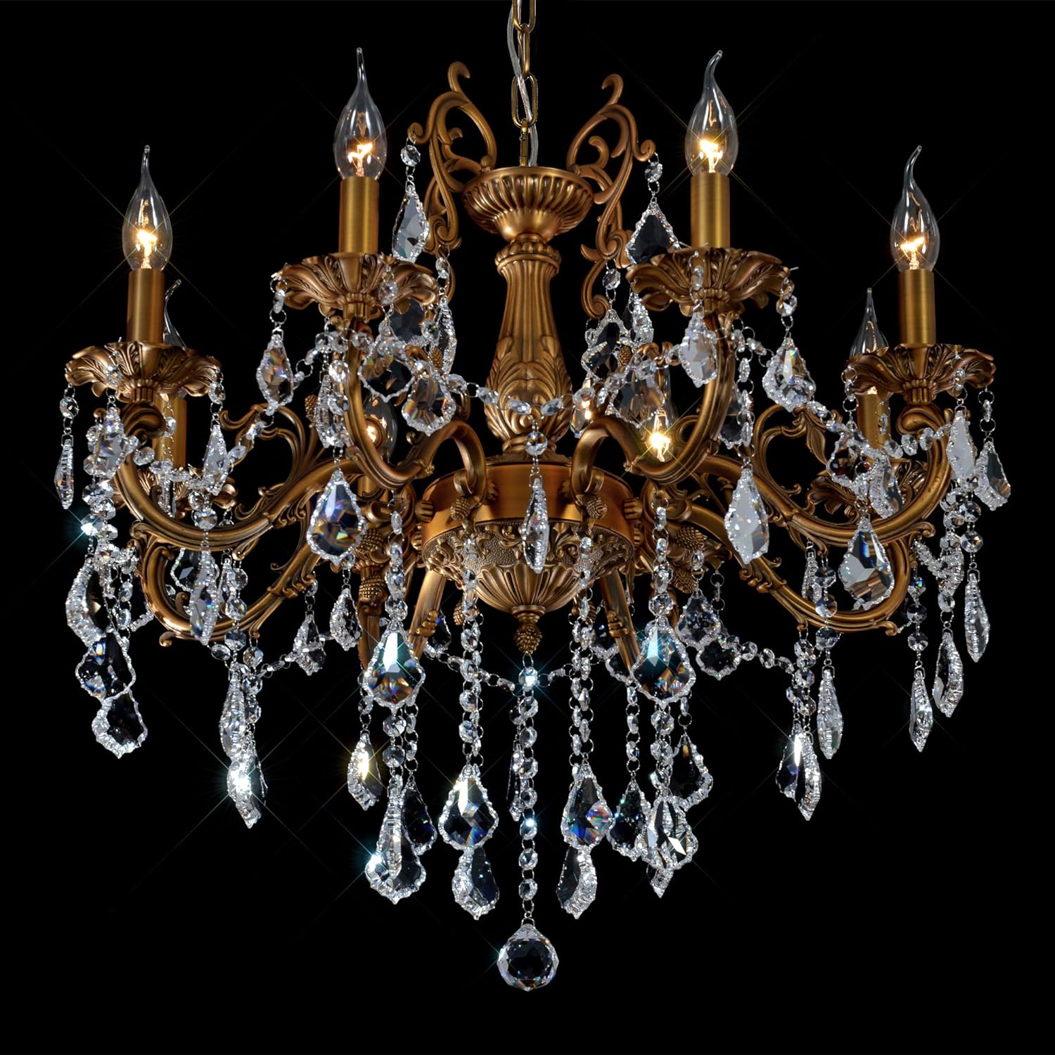 Crystal Chandeliers Contemporary Chandelier 6 Lights Island Lighting D22.1