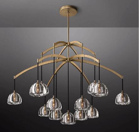 American style Brass Light Fixture