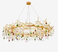 Milan Coloured Glaze Chandeliers