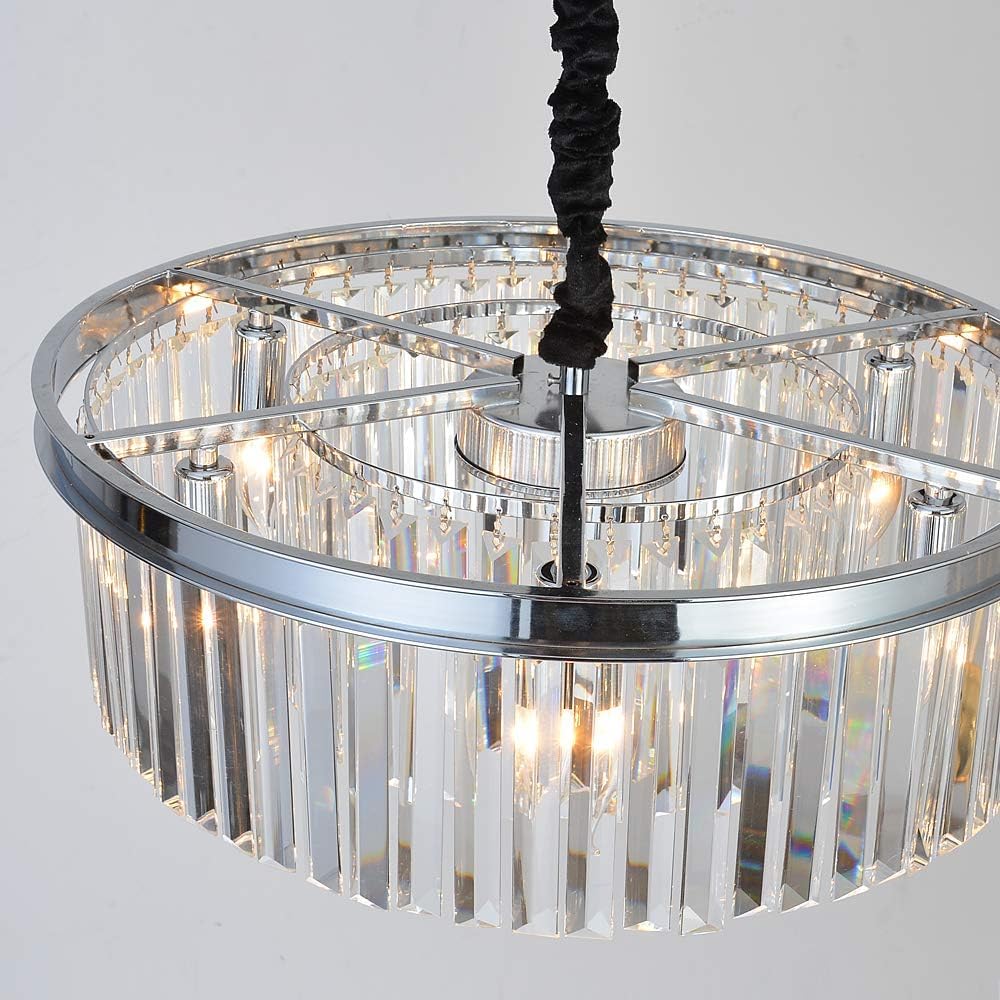 Crystal Chandeliers Modern Contemporary Ceiling Lights Fixtures D22/D33/D43 Inches