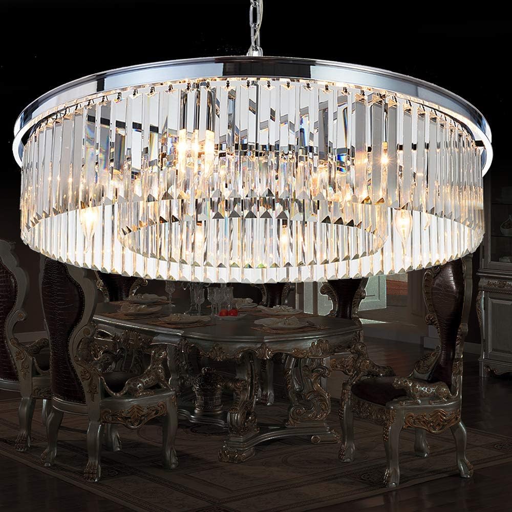 Crystal Chandeliers Modern Contemporary Ceiling Lights Fixtures D22/D33/D43 Inches