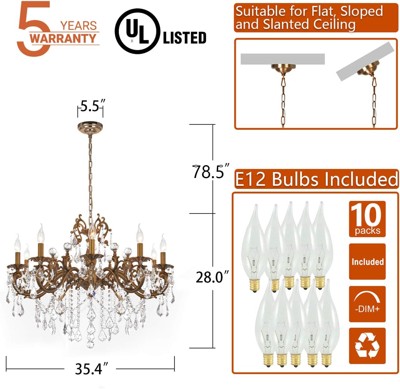 Crystal Chandeliers Contemporary Chandelier 6 Lights Island Lighting D22.1