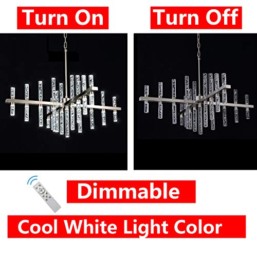 Modern Led Pendant Lights Fixture Contemporary Chandeliers 33-Lihgts D31.5