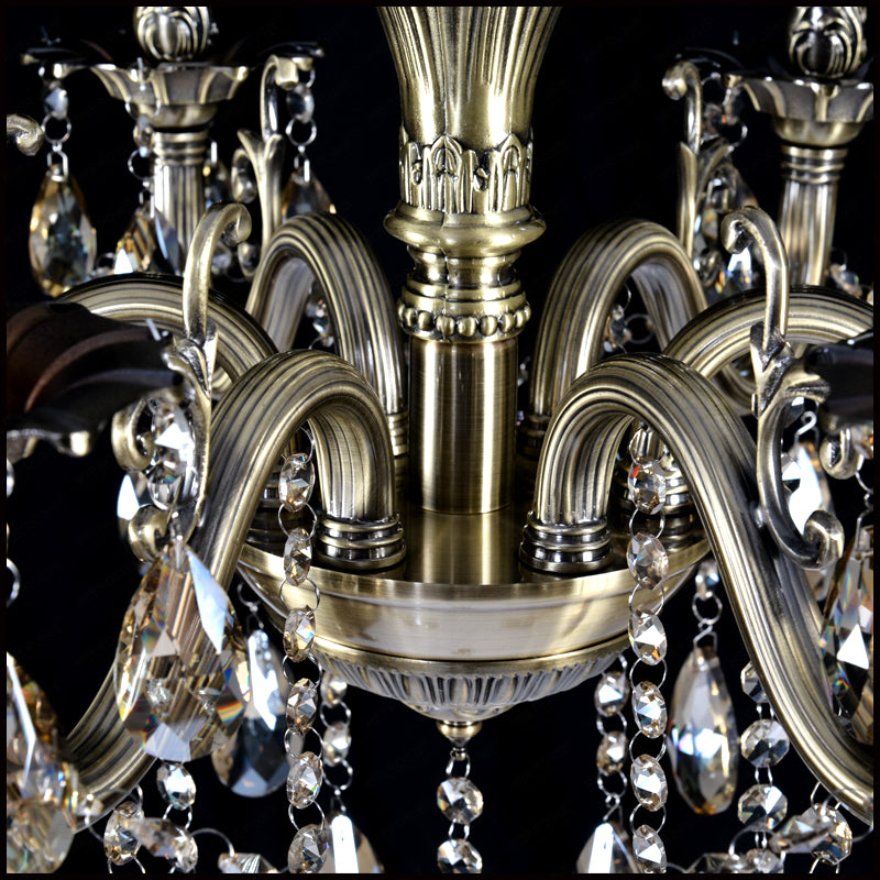 Luxury Crystal Chandelier Light Fixture Good Quality Pendant Lamp for Living room