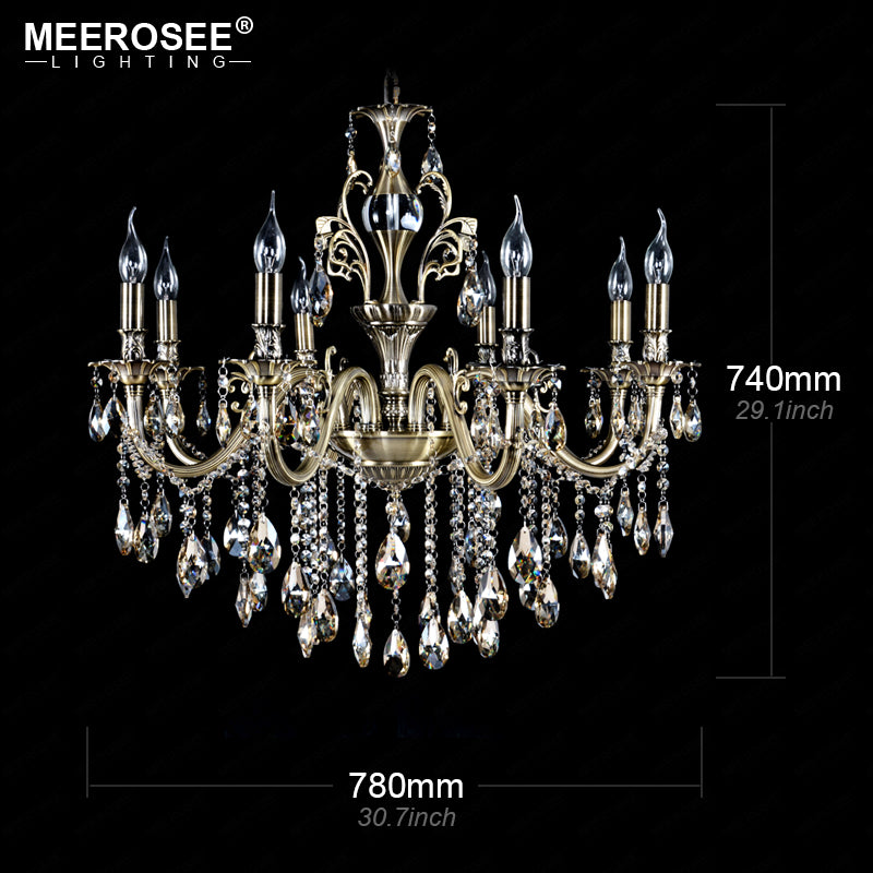 Luxury Crystal Chandelier Light Fixture Good Quality Pendant Lamp for Living room