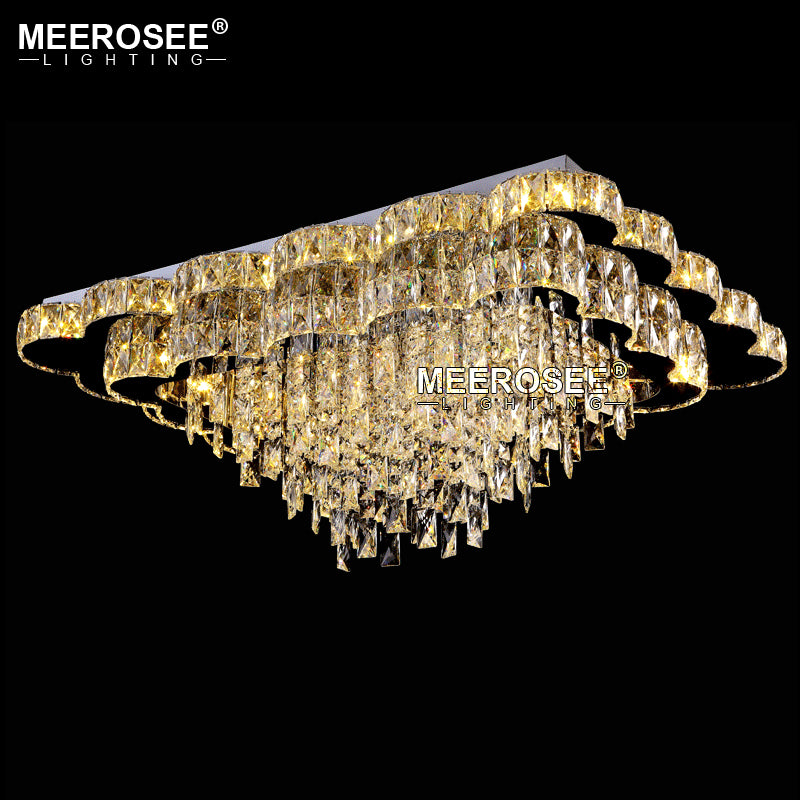 Meerosee Luxury Chandelier Light Modern LED Ceiling Lamp for Living Room Kids Room