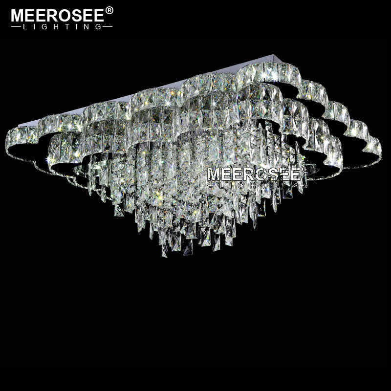 Meerosee Luxury Chandelier Light Modern LED Ceiling Lamp for Living Room Kids Room