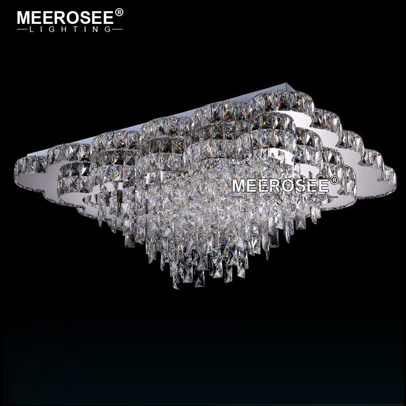 Meerosee Luxury Chandelier Light Modern LED Ceiling Lamp for Living Room Kids Room