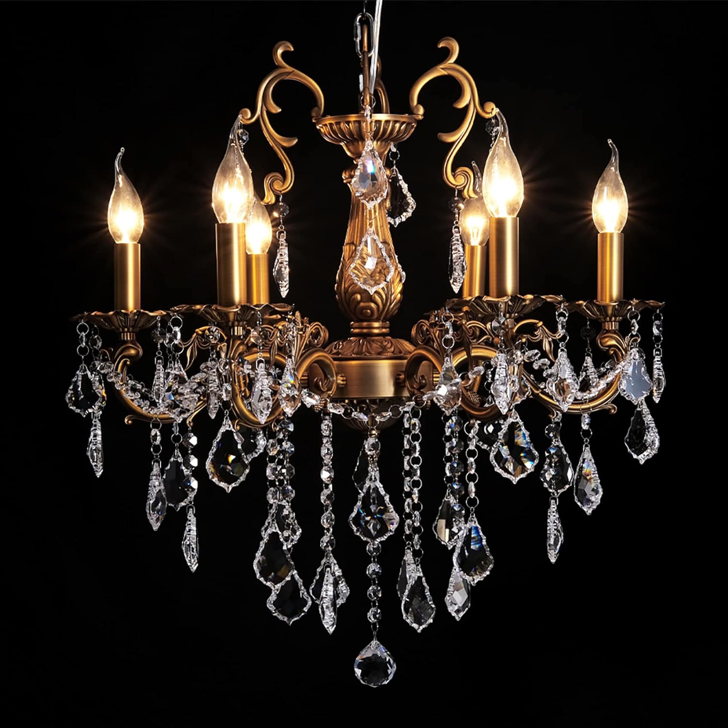 Crystal Chandeliers Contemporary Chandelier 6 Lights Island Lighting D22.1